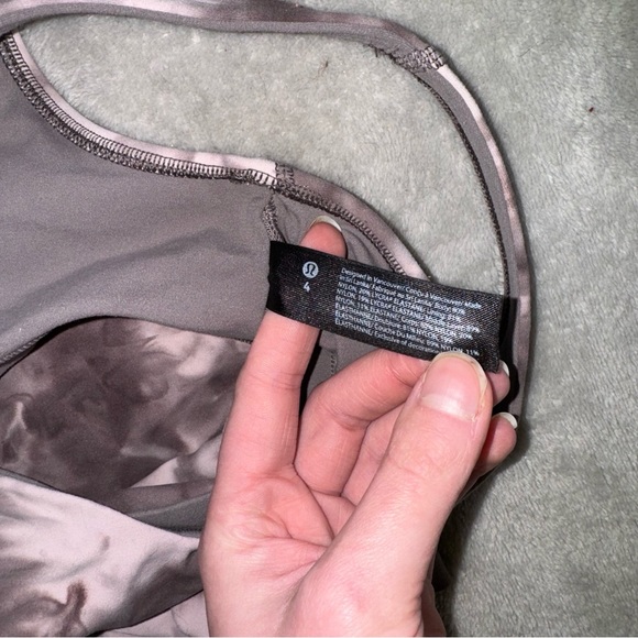 Lululemon Align Tank Top Diamond Dye Mink Bery Lunar Rock Shadow Grey - Picture 5 of 6